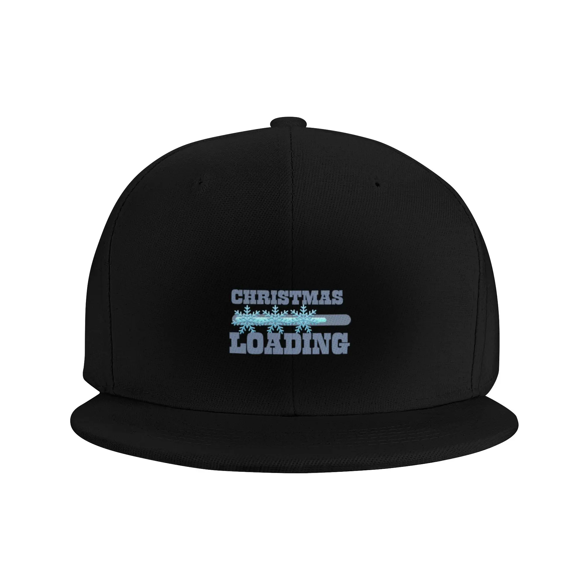 Fashion Christmas Loading   Funny Holiday Progress Bar Design Flat Brim Sun Hat  Easy To Clean Caps Women