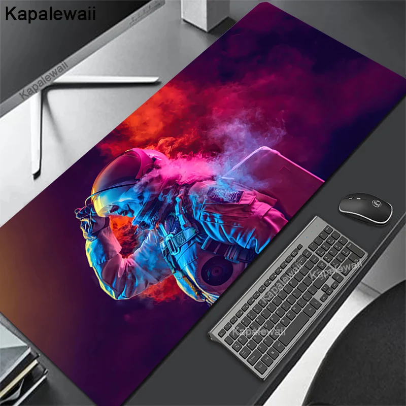 

Extended Mouse Pad Space Desgin Desk Mat Computer Deskmat Mousepad Gaming Accessories Pc Gamer Mouse Mat XXL