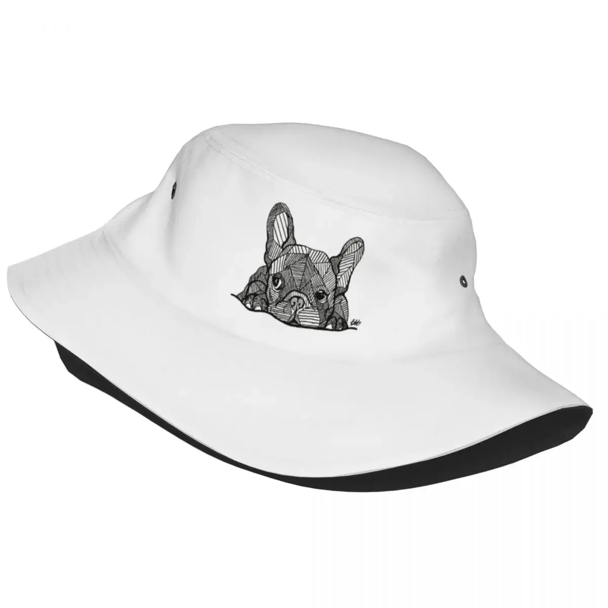 Wear Bucket Hats French Bulldog Puppy Bob Hats Men Women Cotton Fisherman Caps Dog Love Beach Fishing Cap Summer