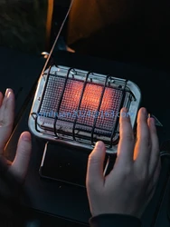 Infrared radiation furnace multifunctional camping gas burner split type furnace portable gas heating heater 1800W