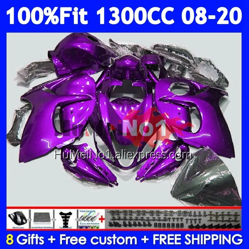 

Fairing For SUZUKI Hayabusa GSXR-1300 GSXR 1300 New purple 128No.142 GSXR1300 08 09 10 11 12 13 14 2015 2016 2017 2018 2019 2020