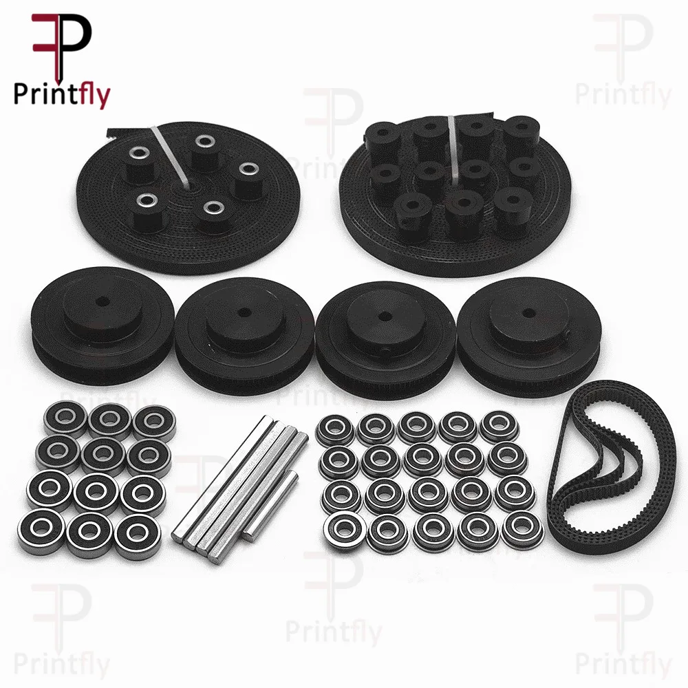 Voron 2.4 Set Motion Onderdelen 2GT Distributieriem 2GT 16T 80T 20T Tand Katrol 188-2GT Shaft Bearing 625 F695 2RS