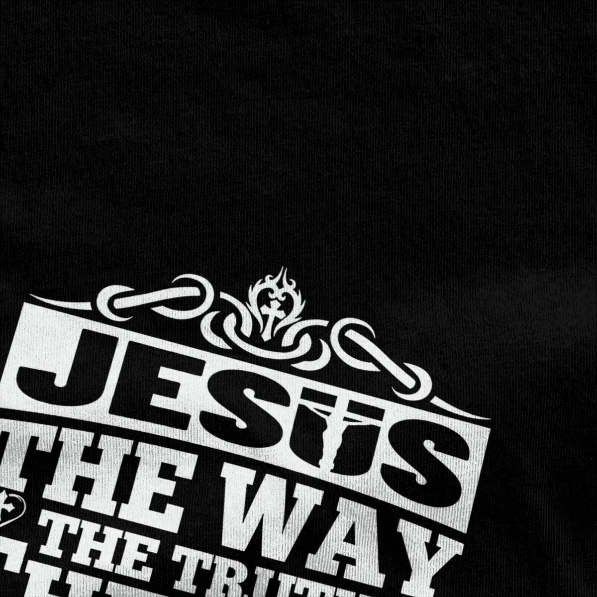 Men Jesus The Way The Truth T Shirts Cool Cotton Tees Beach Fun Short Sleeve T Shirt O Neck Trendy Cool Design Tshirt Plus Size