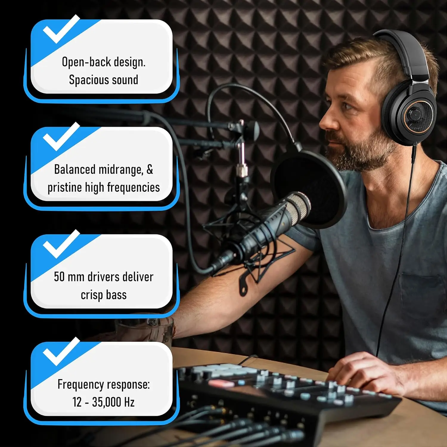 Philips SHP9600 Wired Headphones HIFI Stereo Headset 3.5&6.3mm Universal Suitable For Recording Programs/Podcasts/Games Earphone