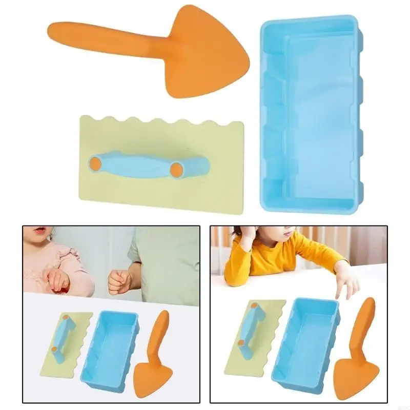 

M89C Kids Sand Gadgets Toy Brick Outdoor Play for Infants Kids Gardening Supplies Snow Beach Building Mold