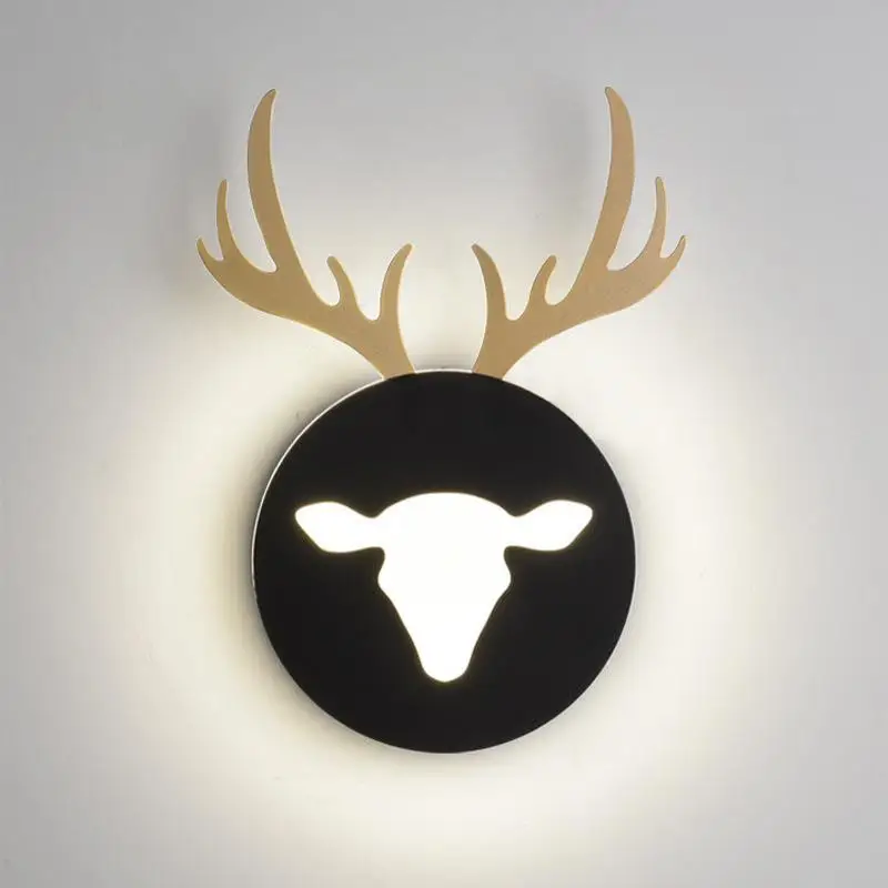 

Novelty boys & girls LED letter Wall Light Sconce Children kid Wall Lamp Nordic Modern Bedroom Bedside Stair Corridor Lighting