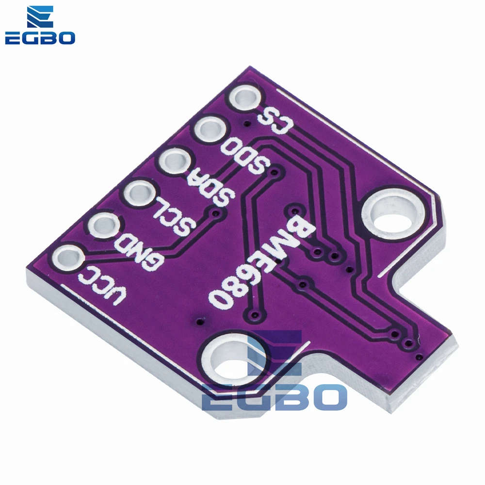 1 ~ 4 قطعة EGBO BME680 مستشعر الضغط الرقمي لدرجة الحرارة والرطوبة CJMCU-680 وحدة استشعار الارتفاع العالي مجلس التنمية