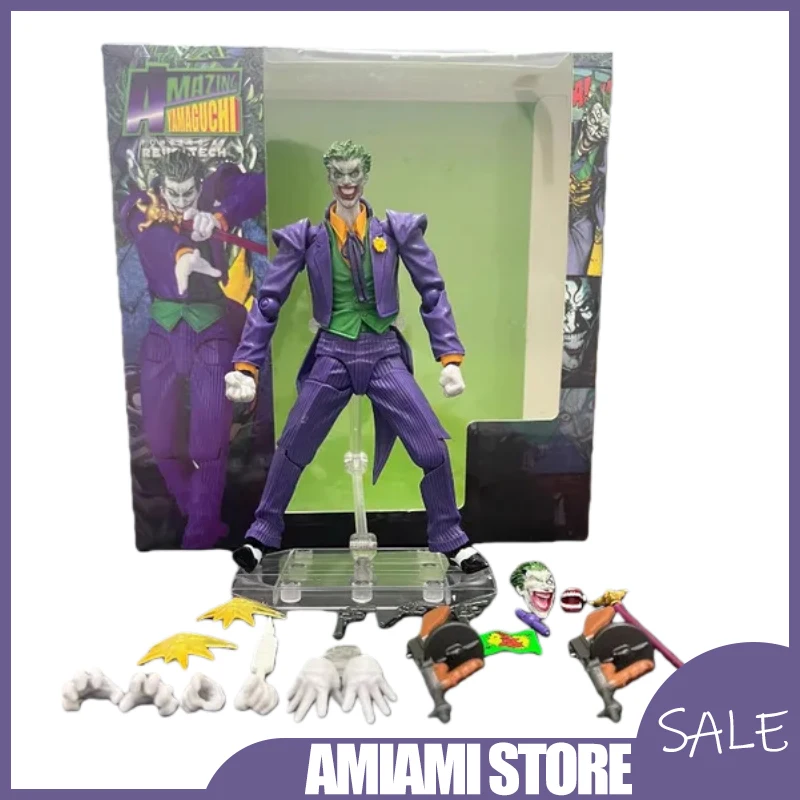 

16cm Kaiyodo Joker Ver.1.5 Figure Suicide Squad Articulated Model Yamaguchi Movable Boxed Collectible Birthday Christmas Gifts