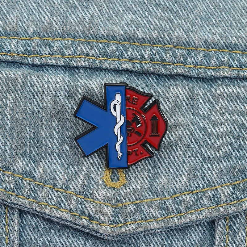 Retro Medizinische Caduceus Emaille-Anstecknadeln Medizinsymbol Flügel mit Schlangen Brosche Schmuck Geschenke für Ärzte Krankenschwestern Rucksack Revers Abzeichen – Detail 17