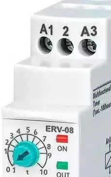 

Suitable For DSP ERV-08 Multi-Function Adjustable Electronic Time Delay Relay (0.1 Sec - 100 Hours) - Home & Factory Application