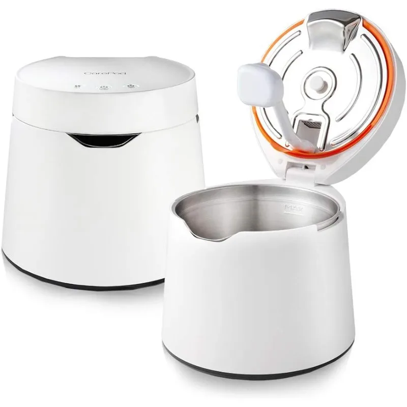 Carepod One Humidificador ultrasónico de niebla fría de acero inoxidable 31S, silencioso, fácil de limpiar para habitaciones grandes, 1 gal (4 litros)