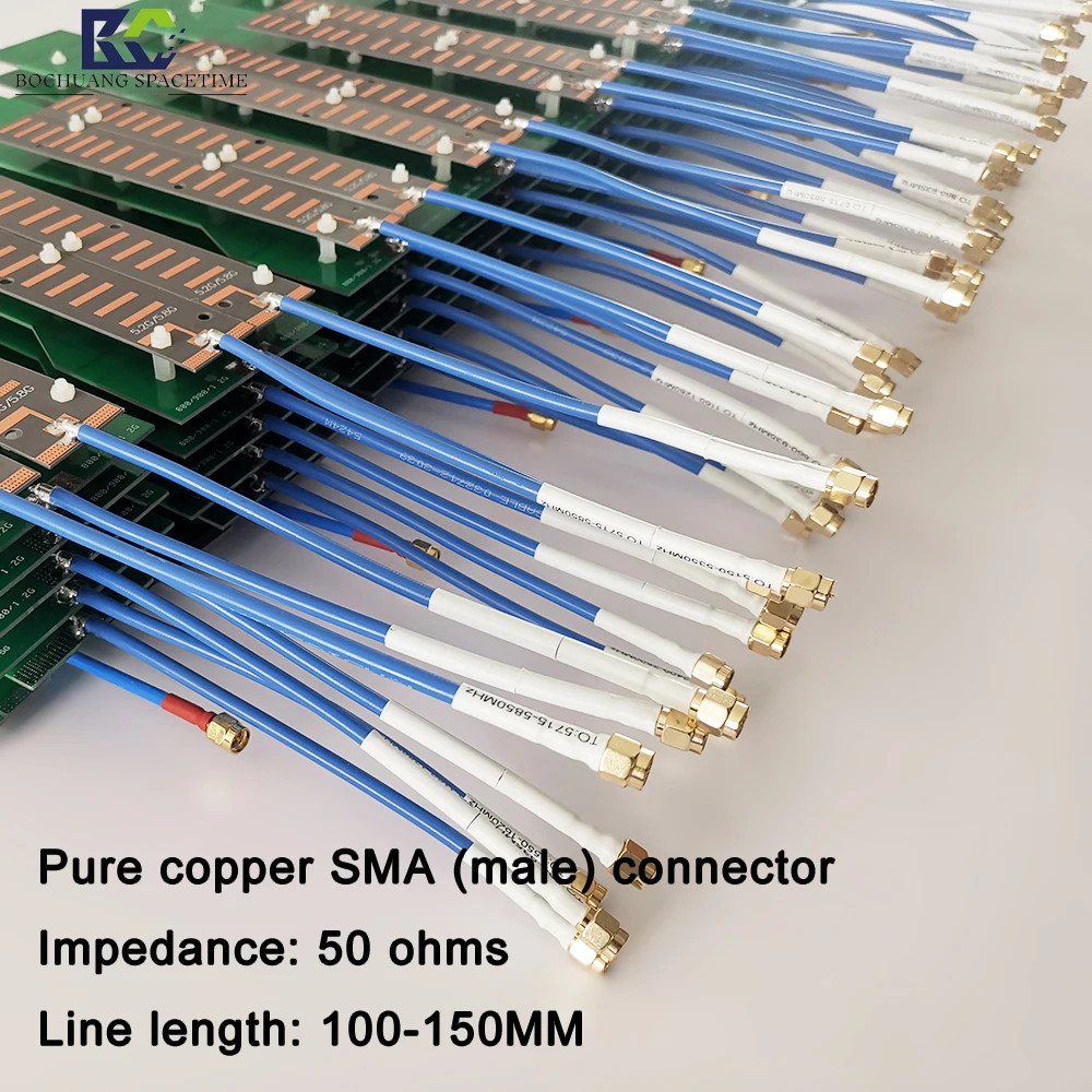 BCSK-ZH08 type 433Mhz/868Mhz/900Mhz/1.2Ghz/1.5Ghz/2.4Ghz/5.2Ghz/5.8GHz high gain 8-band anti drone combined directional antenna