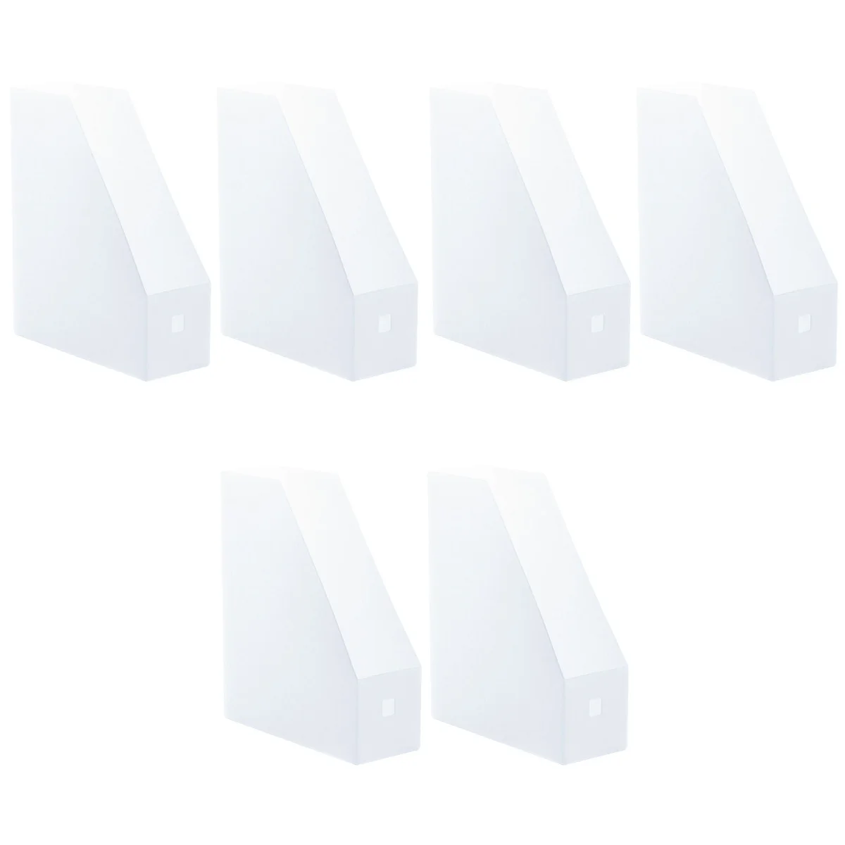 Multipurpose File Storage Rack, Prateleira de documentos, Organizador do escritório, suporte plástico, Notebook Suprimentos, 3 pcs