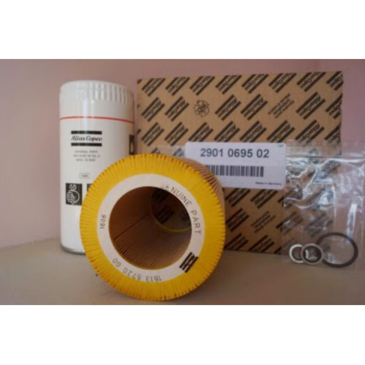 Imagem -04 - Kit Filtro Original para Compressor Atlas Copco 2901069502 Service Kit 4000h