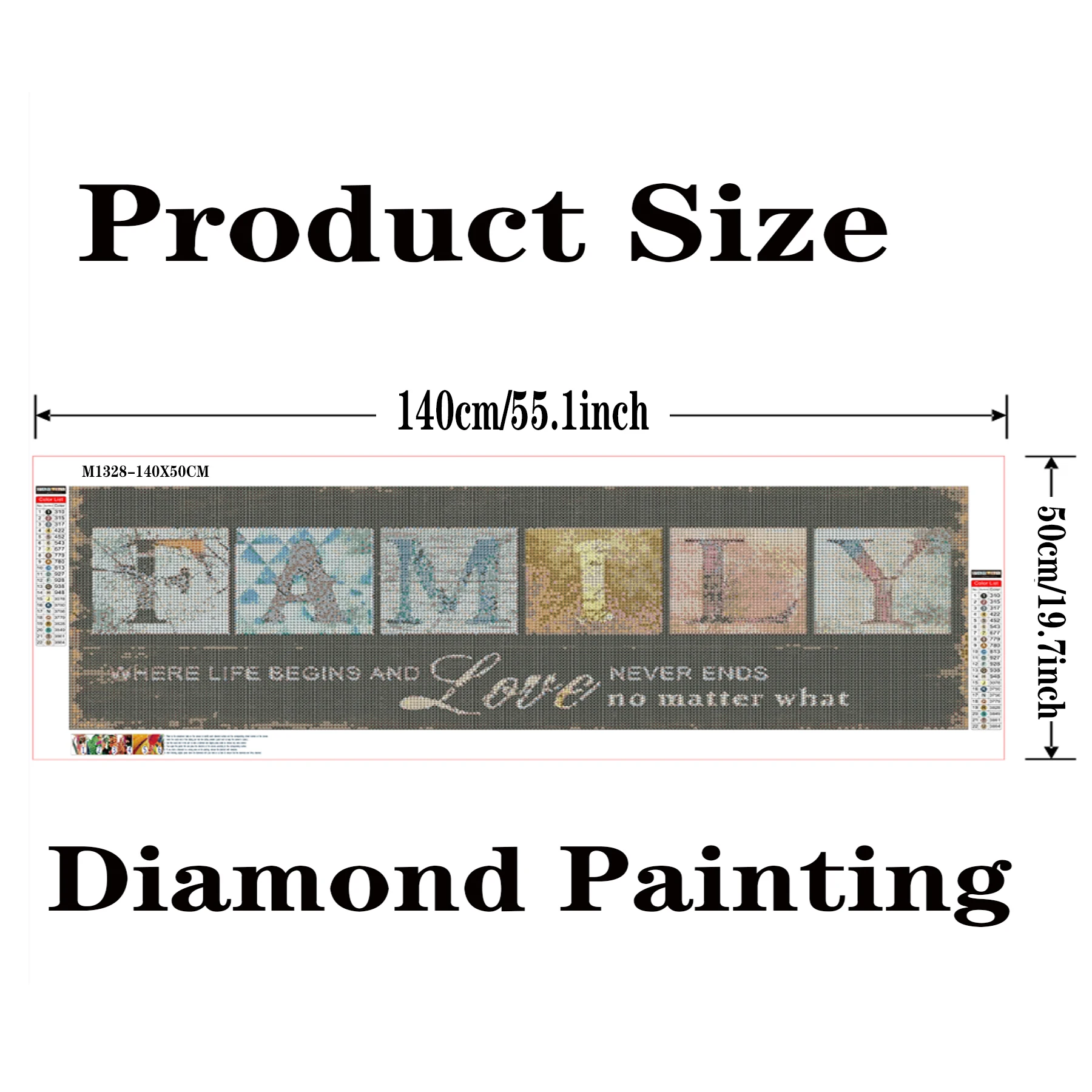 مجموعات الطلاء الماسي 5D DIY للبالغين شلال التطريز الكامل جولة الماس حجم كبير دون إطار الماس الكريستال جوهرة الفن #2
