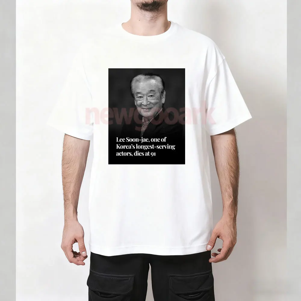 RIP Veteran Actor Lee Soon Jae Passes Away At 91 Graphic T Shirts Lee Soon Jae 1935-2025 T-shirt Thanks for The Memory Shirt