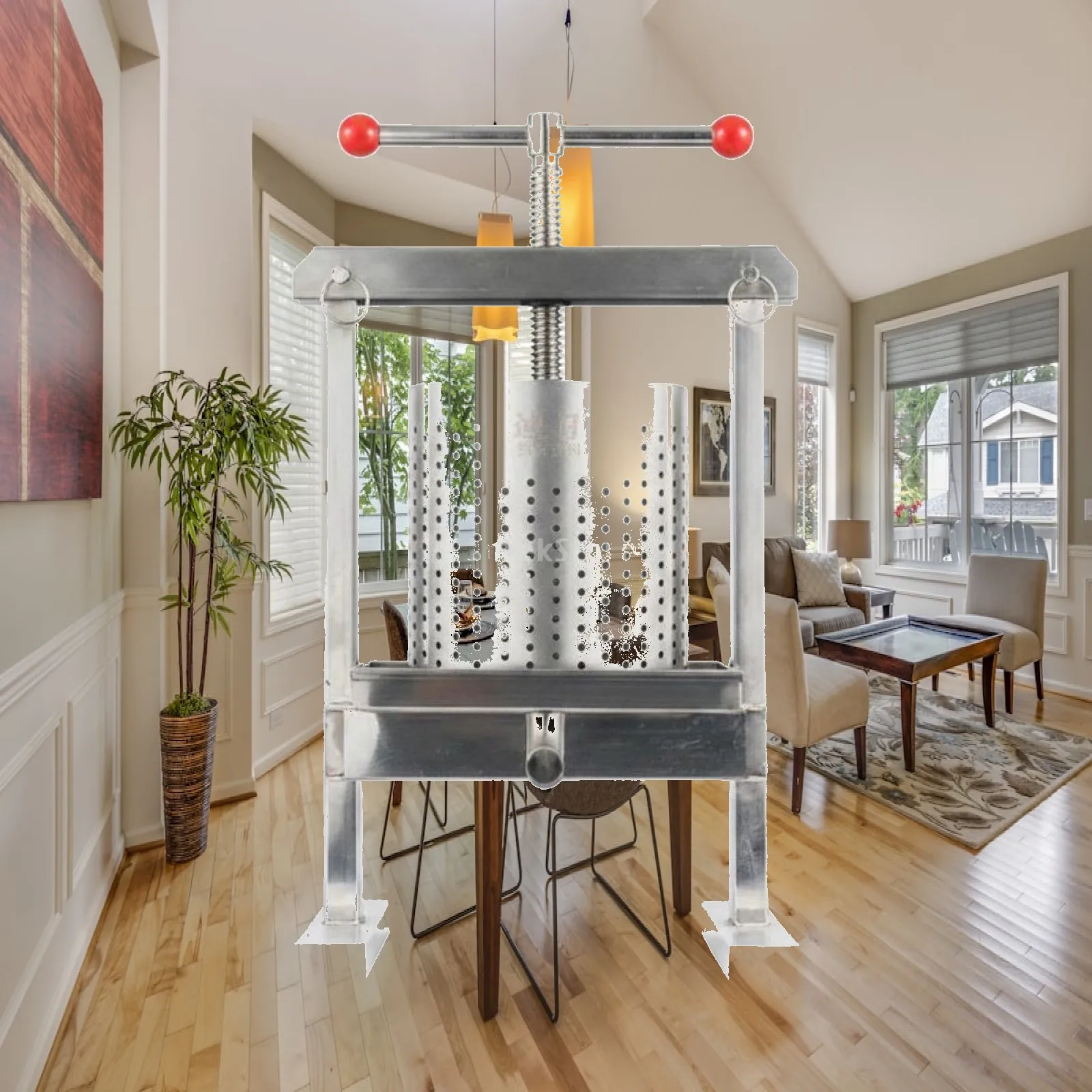 Vertical Press Juicer Manual Use Vegetable Presser Stable Base