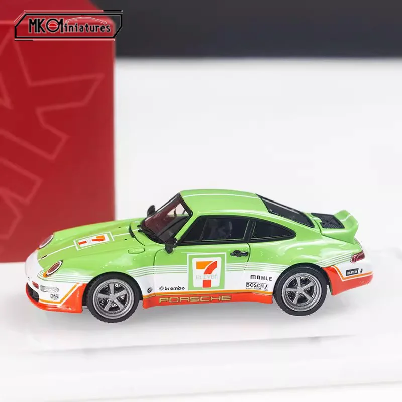 Mk Miniatures Gunther Werks 993(GW993) 400R Hars Limited Edition Schaal 1:64 Simulatiemodel Collectible Statische Display Auto Speelgoed