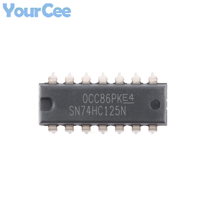 5pcs/2pcs SN74HC125N SN74HC 74HC125 Logic Circuit-quad Bus Buffer Chip IC Dip-14 In-line Integrated Circuit