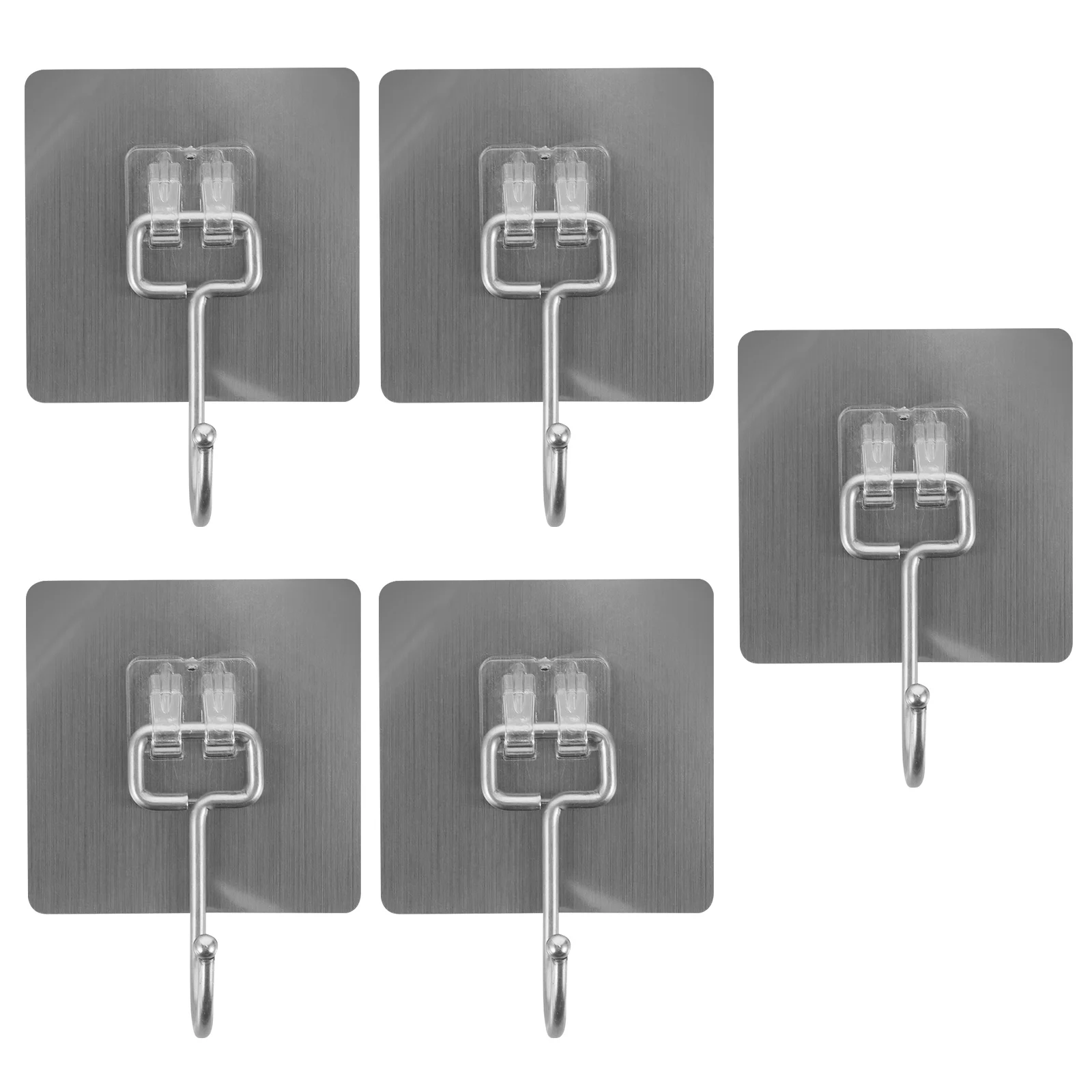 

5 Pcs Mosquito Net Hooks Bed Canopy Sticky Ceiling Hangers Replacement Stainless Steel Dome Adhesive Long Lasting Elegant Design