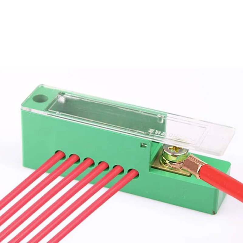 New Unipolar Splitter Junction Box Retardant Metering Cabinet Wire Terminal Block Retardant Flame Retar Electrical Accessories