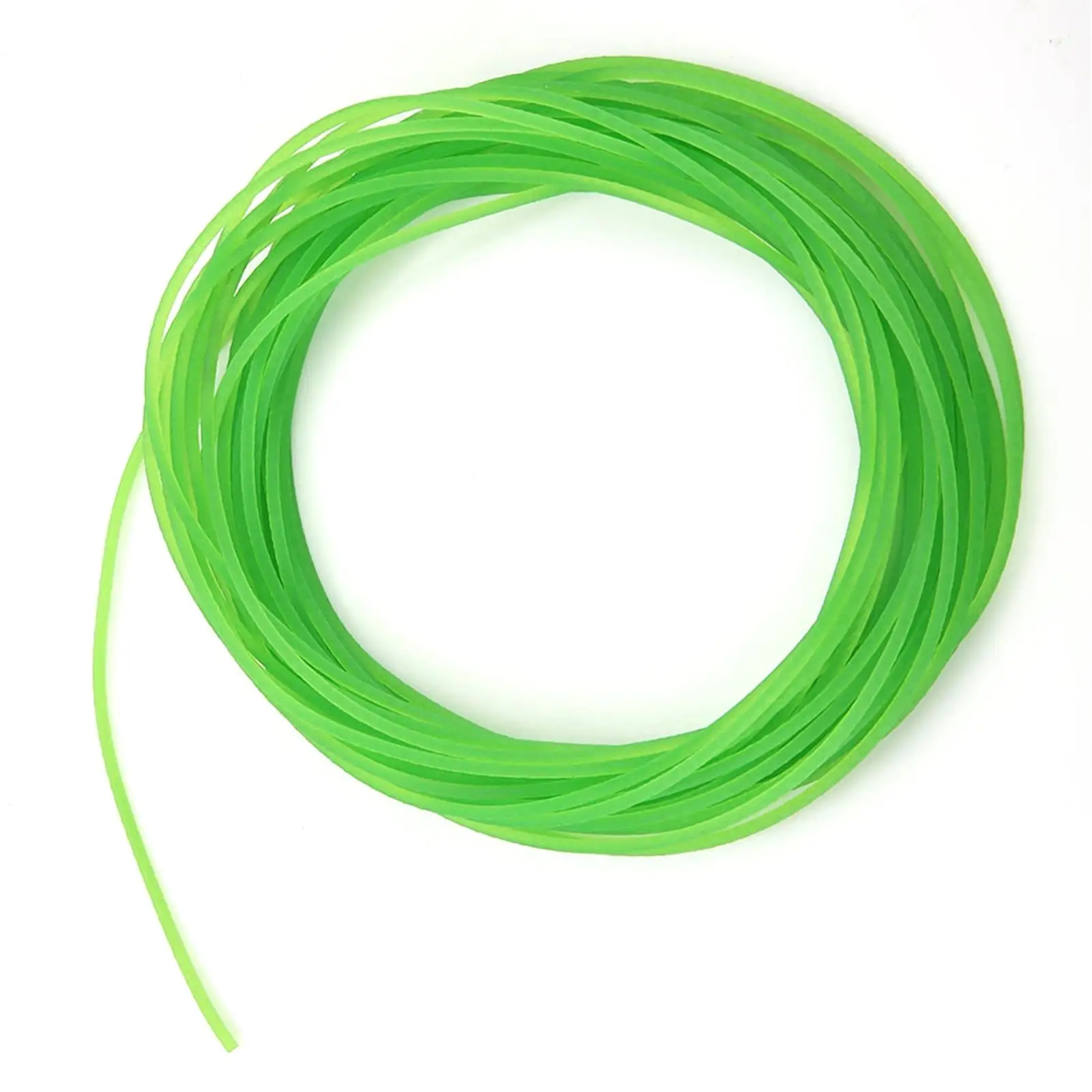 Green PU Polyurethane Round Belt 2mm Diameter 10m Length for drive Transmission System