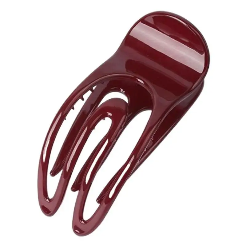 39BD French Styles Flat Hair Claw Clip for Daily Use Strong Hair Clamp Hair Styling Tool Ponytail Holder Jaw Clip for Women