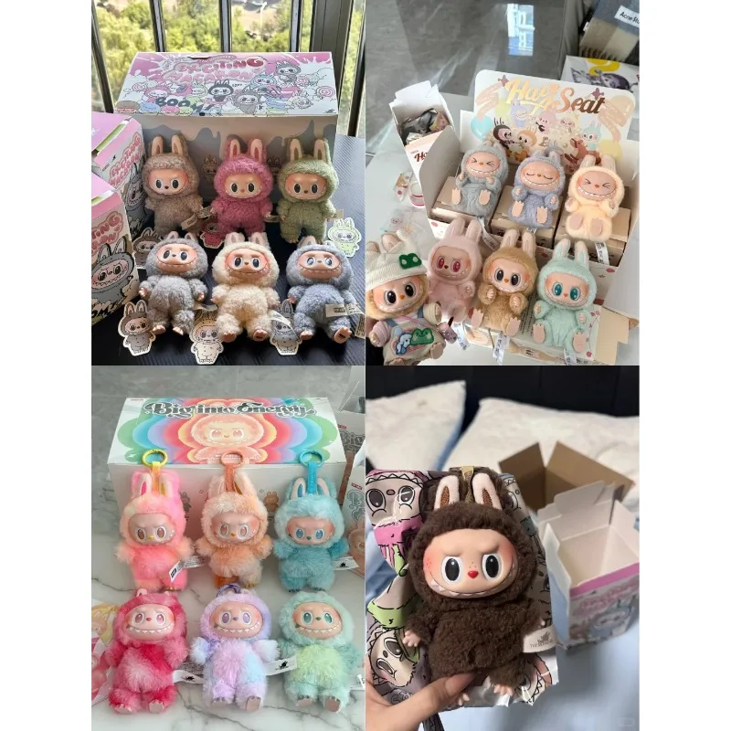 

PopMart 100% оригинальная и подлинная серия Big Into Energy Labubu3.0, плюшевая загадочная коробка, игрушки-сюрпризы, фигурка на складе, подарки