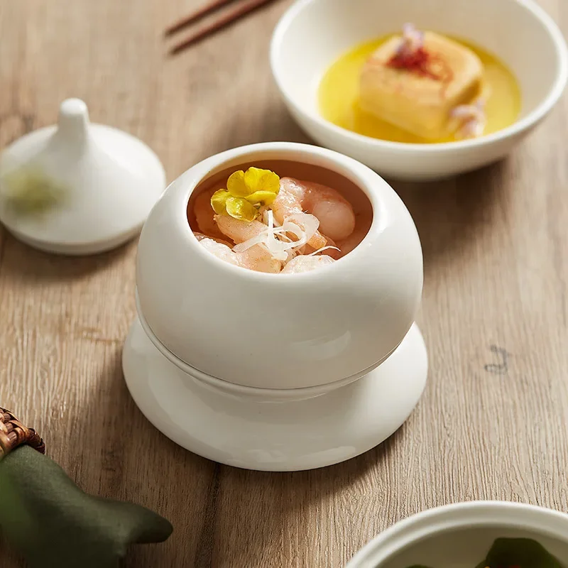 

Керамические миски в форме гурманов, креативные фирменные миски для супа в ресторане, холодная посуда, десертные миски, нерегулярная посуда