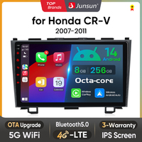 Junsun AI Wireless CarPlay for Apple Android14 Auto Car Radio for Honda CR-V 3 RE CRV 2007 2008 2009-2011 Multimedia Navi Stereo