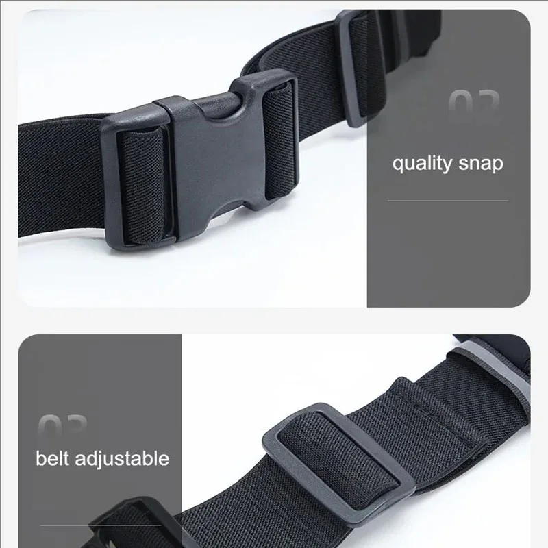 Lightweight and Portable Running Belt Waist Bag Unisex Sports Waist Bag Mobile Phone Storage Bag Outdoor Sports Fitness Bag