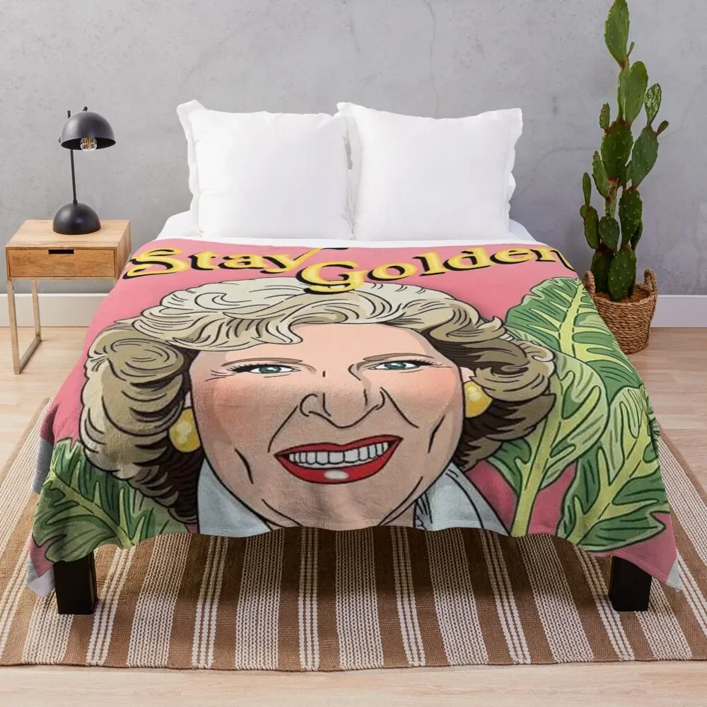 

Stay Golden Girls Throw Blanket Hairy Polar Hairys Blankets