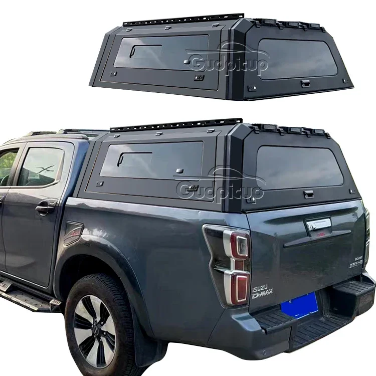 Pickup Truck Hardtop Topper Camper Sliding Window Steel Hilux Vigo Canopy For Mitsubishi Triton L200 2019+ Tundra