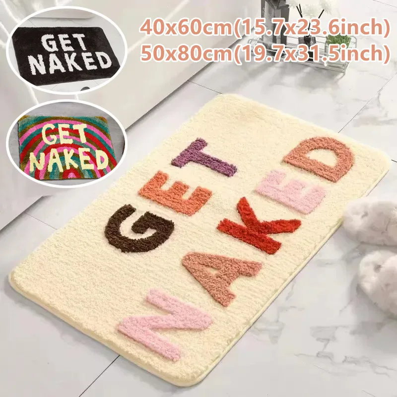 

Rainbow Bathroom Mat Rugs Colorful Non-Slip Shaped Tufted Luxury Fluffy Thick Shaggy Rug Carpet 바닥 깔개 Home Decor Floor Carpets