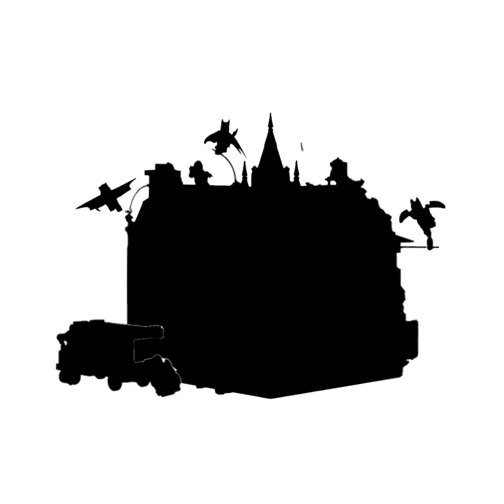 متوفر في المخزون مجموعة Hero Series Arkham Asylum، الهالوين، هدية عيد الميلاد، هدية عيد الميلاد #2