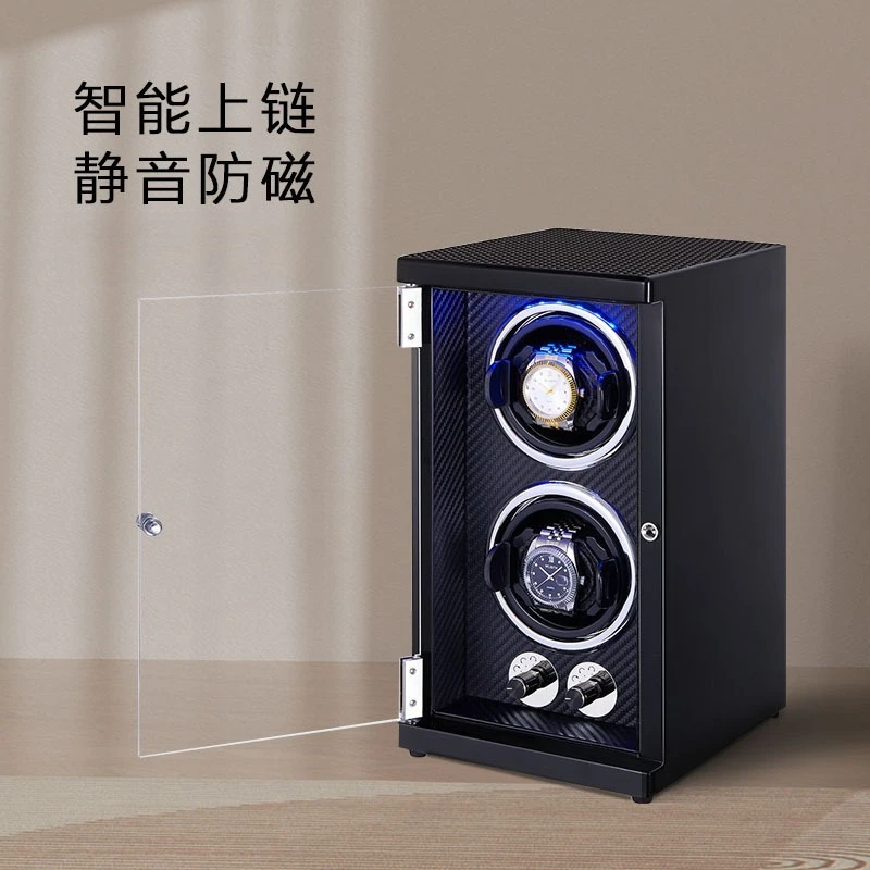 

Automatic Mechanical Watch Winder Box - Motorized Rotating Storage Case for Home Watch & Jewelry Organization