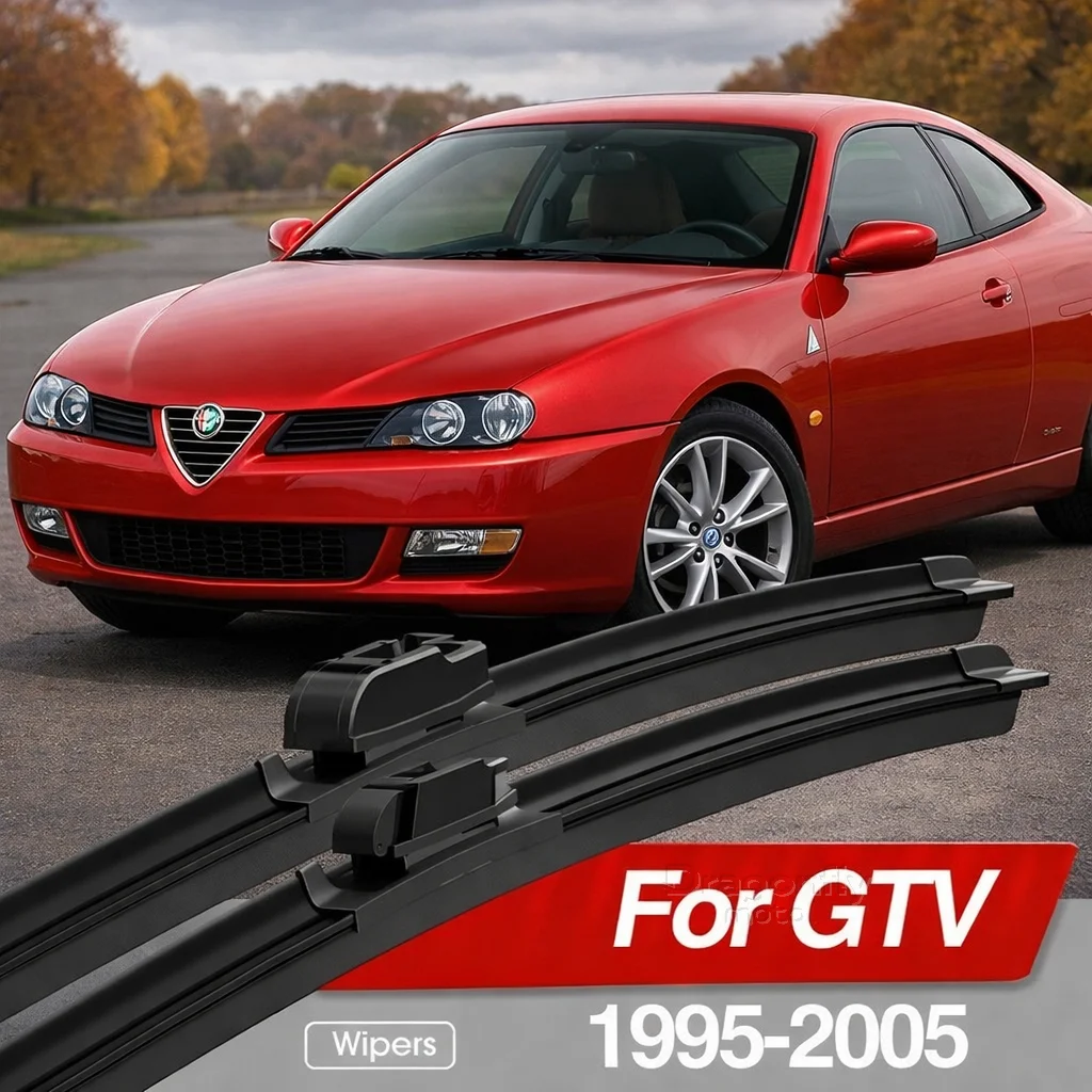 

For Alfa Romeo GTV 916 1995-2005 Front Windshield Wiper Blades 2pcs Windscreen Window Accessories 1996 1998 2002 2003 2004