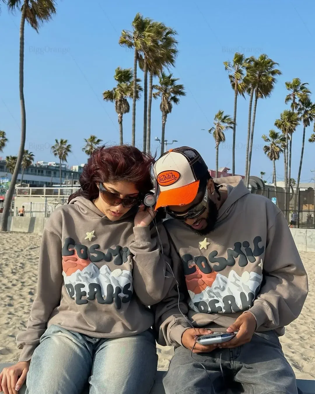 

Harajuku cosmic peaks foam print hoodies women couple tops sweatshirt new goth streetwear clothing oversized hoodie y2k clothes
