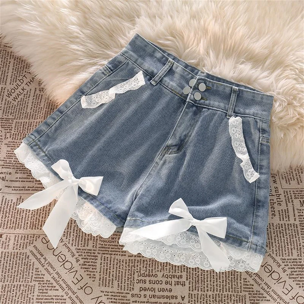 Người Phụ Nữ Quần Denim Một Phiên Bản Cao Cấp Nguyên Hem Nữ Áo Quần Ren Pantalones Vaqueros Mujer Quần Nữ quần Jean