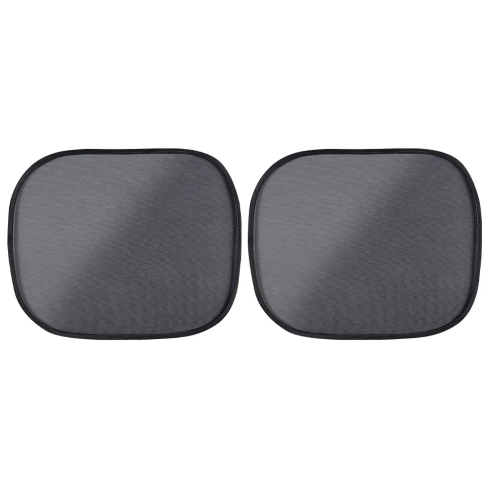 Mesh Electrostatic Sun Shade Side Window Sunshade Electrostatic Curtains Black Sun Shade Cover Organized Storage