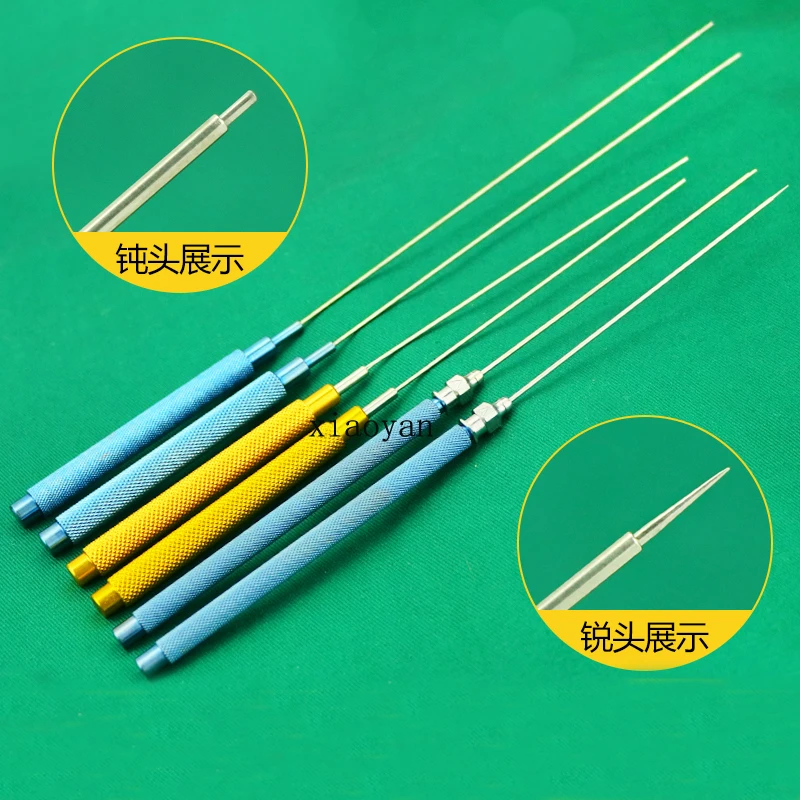 Thread engraving and burying tool Puncture tool Gold handle skin puncture needle guided face lift skin micro-finishing tool