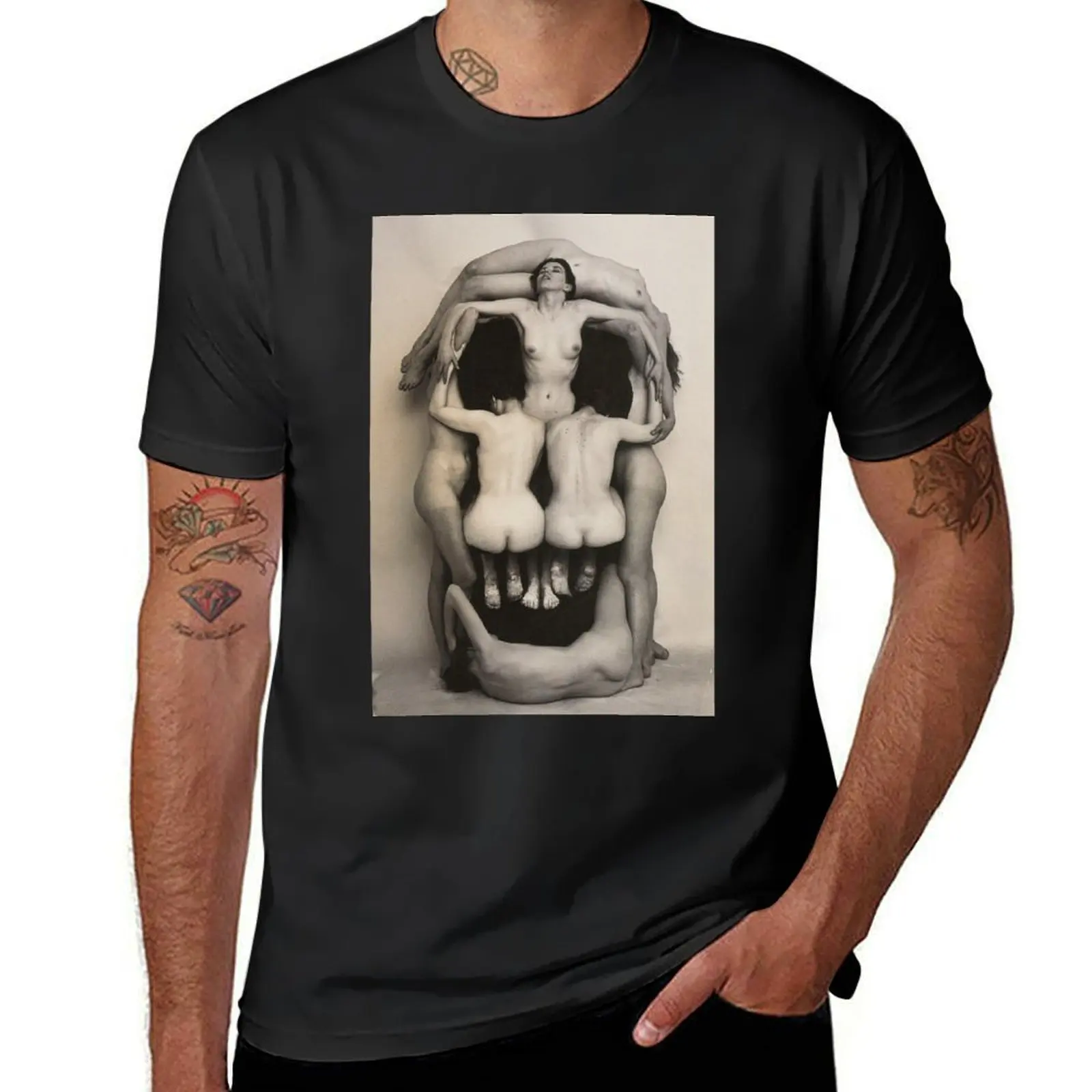 Dalí Skull T-Shirt blanks shirts graphic tees mens cotton t shirts