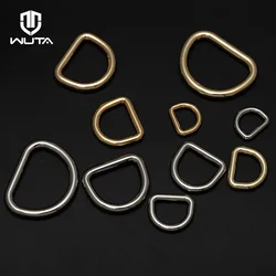 WUTA Nuovo Forte di Metallo di Spessore O Dee D Anello Fibbia Fibbia Collare di Cane Cinghia Sacchetto di Mano Della Borsa Cintura In Pelle FAI DA TE mestiere Accessories10pcs