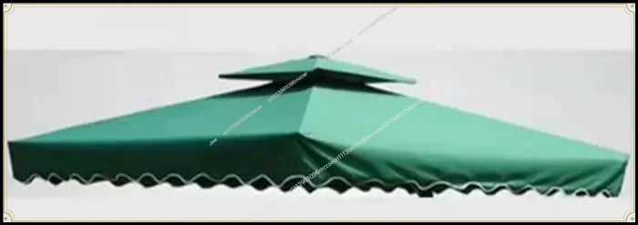 Umbrella Cloth Outdoor Sunshade Rainproof Wrench Umbrella UV Protection Sun Protection Waterproof Courtyard Side Hanging