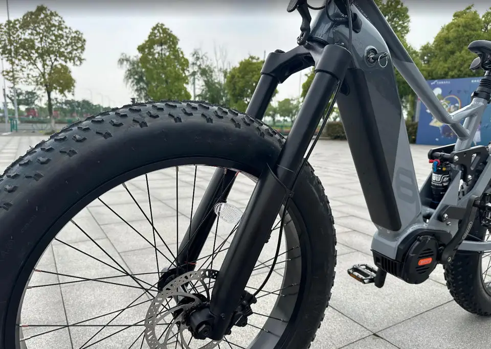 48V 1000W 17.4Ah Mountain Electric Bicycle Super Power mid Drive Motor 26'x4.0 Fat Tire Ebike for Outdoor Adventures image 6