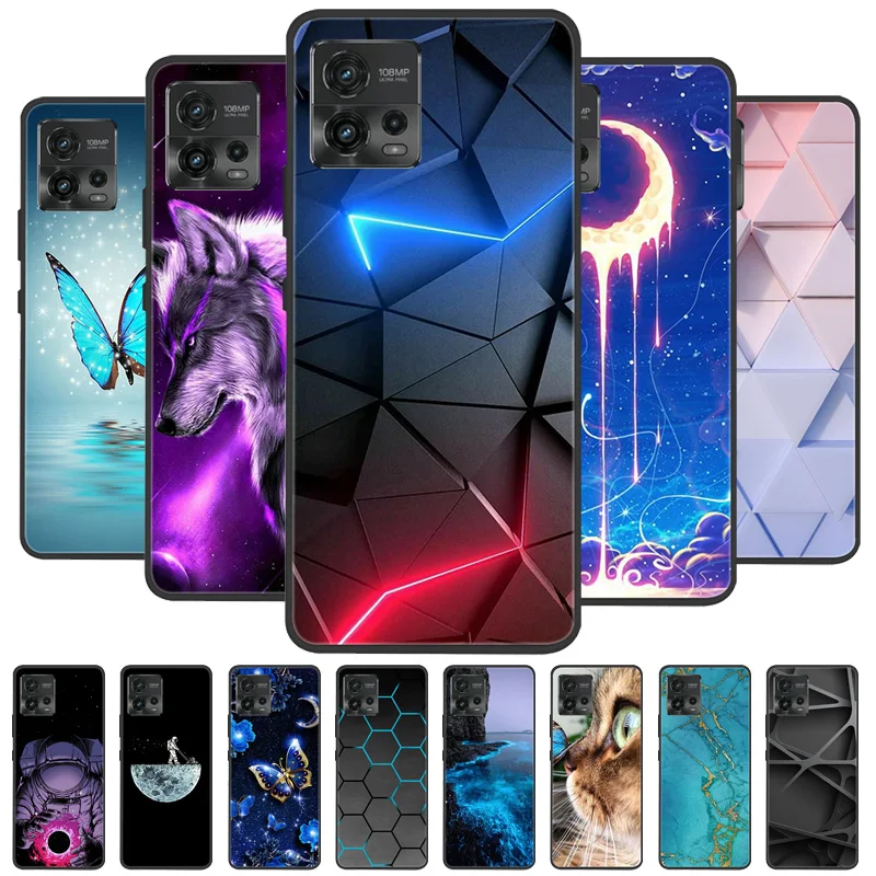 For Motorola Moto G72 Case G 72 Shockproof Phone Case Silicone Back Cover Bumper For Moto G72 MotoG72 Soft TPU Protective Cases