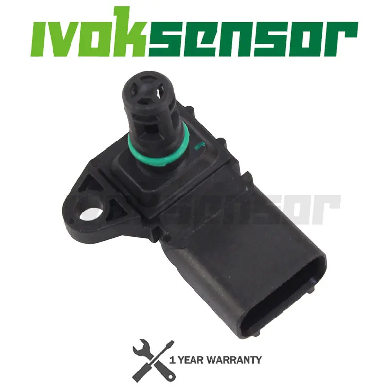 MAP Sensor for Ford C-Max Fiesta Focus Fusion Ka Mazda 2 Volvo C30 S40 1490907 1141598