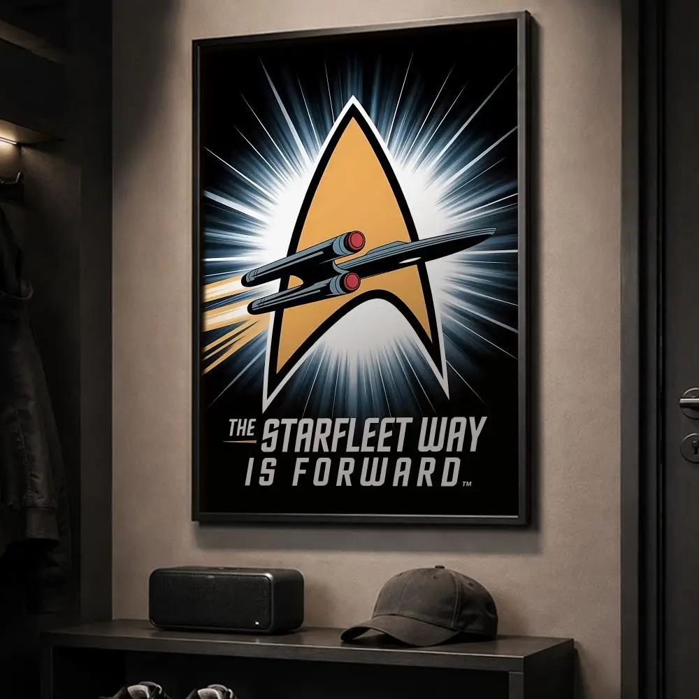 S-Star Trek TV Show Movie Poster HD Home Wall Stickers House Hallway Living Room Bedroom Bar Office Decor Art Prints - view 4