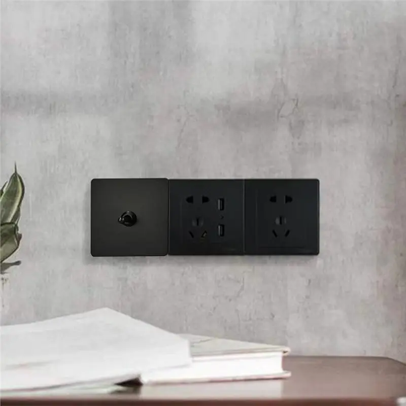 WORTHOWN-1-Gang 3 Way Switch 1-Gang Switch Nordic Minimalist Style Light Stainless Steel Panel Lever Retro Toggle Switch