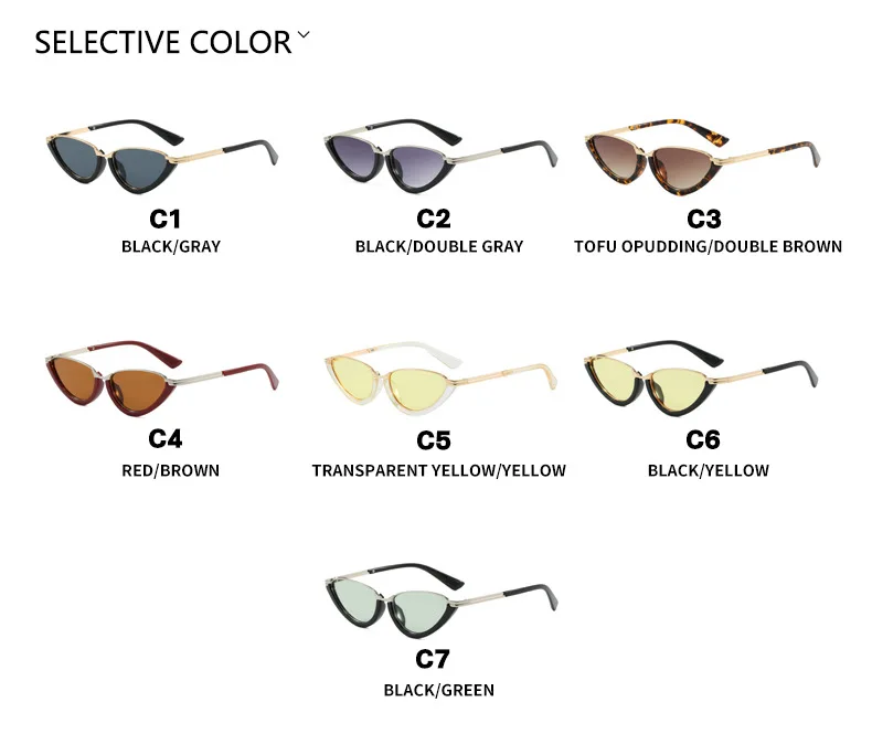 Modische Cat-Eye-Sonnenbrille für Damen und Herren, Retro, beliebt, hochwertige Sonnenbrille, Reise-Sonnenbrille, UV400-Schutz – Detail 4